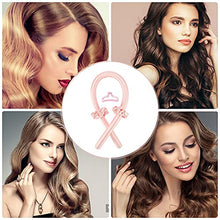 Load image into Gallery viewer, Heatless Curling Rod Headband,Heatless Hair Curling Set,No Heat Wave Hair Curlers Styling Tools for Long Medium Hair,Hair Curlers Make Hair Soft And Shiny (Pink)