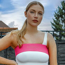Load image into Gallery viewer, Booband Boobuddy Breasts Support Sport Band for Women - Sports Bra Alternative for Running, Exercise & Yoga - Adjustable & Comfortable Top - Prevents Injury & Improves Ladies Posture, Pink, Medium