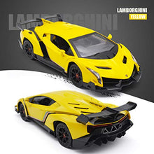 Load image into Gallery viewer, LAFALA Remote Control Car-RC Cars Authorized by Lamborghini 1:24 Scale 2.4G Electric Super Sports Racing Hobby Toy Car Model with Lights and Controller for Boys Girls Adults (Yellow)