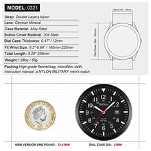 Load image into Gallery viewer, Mens Watches Military Watches for Men Military Army Watch Analogue Quartz Waterproof Wrist Watches for Men Date Display Nylon Tactical Field Sports Minimalist Watches