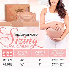 Load image into Gallery viewer, Pregnancy Support Belt - Soft & Breathable Pregnancy Belly Band - Maternity Belt Pregnancy Support Girdle - Pregnancy Bump Support Band - Pregnancy Belt Support Back Brace (Classic Ivory, X-Large)