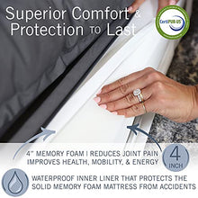 Load image into Gallery viewer, PetFusion Large Dog w/Solid 10 cm Memory Foam, Waterproof liner, YKK premium zippers. Breathable cotton blend, removable & easy to clean. (Replacement covers & blankets also avail)