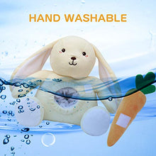Load image into Gallery viewer, APUNOL Baby Sound White Noise Machine, Baby Sleep Soother Rechargeable Toddler Sleep Aid Night Light and Projector Stuffed Rabbit Toy, with 18 Soothing Sounds New Baby Gift, Gender Neutral