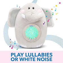 Load image into Gallery viewer, Baby Soother Toys Elephant White Noise Sound Machine, Toddler Sleep Aid Night Light, Unique Baby Girl Gifts & Baby Boy Gifts, Baby Shower Gifts, Portable Baby Soother, New Baby Gift, Gender Neutral