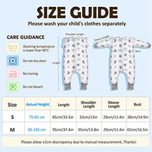 Load image into Gallery viewer, Lictin Baby Sleeping Bag with Feet 2.0 Tog - Baby Sleep Sack Split Leg with Removable Sleeves Winter Organic Cotton Sleeping Bag for Infant Toddler from 75 to 95 cm