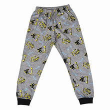 Load image into Gallery viewer, Little Hand Kids Pyjamas for Boys Pajama Set,Summer Boys Shorts Outfit,Kids 'Digger' Pjs, 2-3 Years, Grey 2