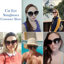 Load image into Gallery viewer, Long Keeper Cat Eye Sunglasses Women - Trendy Oversized Sunglasses - Cateye Glasses With UV Protection Sunglasses For Ladies (C2)