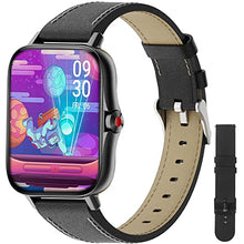 Load image into Gallery viewer, FMK Smart Watch Call Make Answer Fitness Tracker for Women Men 1.69" Full Touch Screen Fitness Watch with Heart Rate Blood Pressure Smart Watches Compatible for Android Iphone,IP68 Waterproof