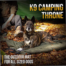 Load image into Gallery viewer, OneTigris Dog Bed Travel Large, Portable Dog Bed Camping Dog Bed for Washable Durable Oxford Portable Dog Sleeping Mats for Car Crate Sofa also For Indoor Outdoor Camping Travel Green (3.6ft*2.2ft)