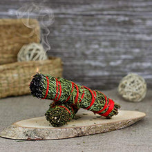 Load image into Gallery viewer, 2 Cedar Incense Sticks | Natural Incense for Home Cleansing, Protection and Wisdom | Aromatic Smudging Herb with Woodsy and Fresh Fragrance | 2 Pack 13-15 cm 5-6 inches