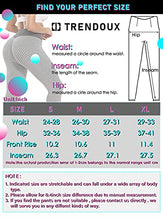 Load image into Gallery viewer, TRENDOUX Tiktok Trend Leggings UK, Leggings for Women UK, Anti Cellulite Bun Shaper Yoga Pants for Running Cycling Workout Walking, Honeycomb Leggings - Gray M