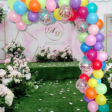 Load image into Gallery viewer, Ipalmay 16Ft Balloon Garland Kit, 113 PCS Arch Balloon Garland Decorations Backdrop Ideal for Wedding Birthday Baby Shower Bridal Party Decor - Rainbow