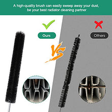 Load image into Gallery viewer, AIEVE Radiator Cleaner Brush , 80CM Radiator Brush , Flexible Long Radiator Duster with Wood Handle , Multipurpose Cleaning Brush for Radiator & Dryer Lint & Washing Machine