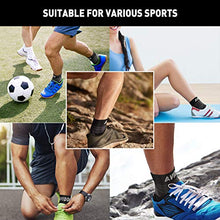 Load image into Gallery viewer, AVIDDA Plantar Fasciitis Socks 1 PAIR, Compression Foot Sleeves for Sport Arthritis Pain Relief, Ankle Support Brace for Men and Women Black M