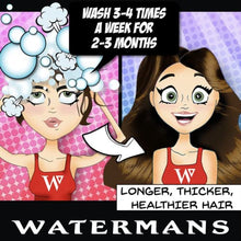 Load image into Gallery viewer, Hair Growth Shampoo & Conditioner by Watermans UK Biotin, Argan Oil, Allantoin, Rosemary, Niacinamide, Lupin. Male & Female Hair Loss Products