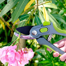Load image into Gallery viewer, Hortem Garden Tools Set, 9PCS Gardening Tools Gifts for Women Men, Include Durable Steel Trowel Set, Large Garden Tote Bag, Garden Gloves and Hand Pruner