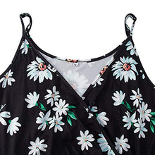 Load image into Gallery viewer, Spreadhoodie Womens Sleeveless Strappy Adjustable V Neck Summer Bohemian Floral Flared Beach Midi Swing Dress, XL, Daisy-3