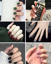 Load image into Gallery viewer, LADYING 8 Packs (192 PCS) Matte Press on Nails Short Acrylic Nails Press ons False Nails for Women, Stick Glue on Nails Set with Glue Nail File, Nail Art Salon Ballerina French Fake Tips