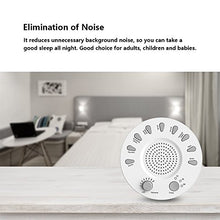 Load image into Gallery viewer, Sleep White Noise Machine, 9 Soothing Natural Sounds Therapy for Insomnia, Sleeping Trouble, Seniors, Office Break etc.Rest Easily with Timer Options, USB or Battery Powered-White