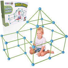 Load image into Gallery viewer, KiddyPlay Mega Forts - 80 Piece Den Building Kit - Fort Construction Toys For Kids - Building Toys For Boys or Girls