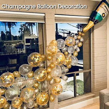 Load image into Gallery viewer, Champagne Balloon Arch Garland Decoration Kit, 40-Inch Giant And Golden Confetti Balloons, Bar Party Oktoberfest New Year Wedding Birthday Graduation Party Favors And Decoration Supplies