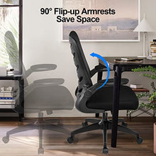 Load image into Gallery viewer, COMHOMA Office Desk Chair with Armrest Office Computer Chairs Ergonomic Conference Executive Manager Work Chair (Black)