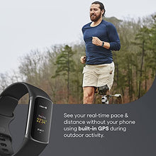 Load image into Gallery viewer, Fitbit Charge 5 Activity Tracker with 6-months Premium Membership Included, up to 7 days battery life and Daily Readiness Score,Graphite/Black