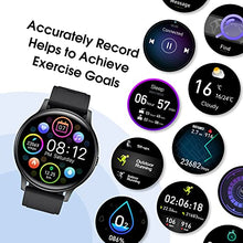 Load image into Gallery viewer, Smart Watch for Men, 1.3''Round Touch Screen Watches Men for Android iOS, 24 Sport Modes IP68 Waterproof Fitness Tracker with Heart Rate and Sleep Monitor Calorie Stopwatch and Pedometer Fitness Watch
