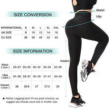 Load image into Gallery viewer, Netolo TIK Tok Leggings Butt Lift, Women Gym Leggings High Waist Waffle Leggings, Scrunch Honeycomb Leggings Anti Cellulite Leggings for Workouts Yoga Pants - M Black