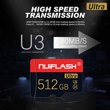Load image into Gallery viewer, 512GB Memory Card with Adapter Class10 Micro TF Card Class 10 Memory Card for Android Smartphone Digital Camera Tablet and Drone