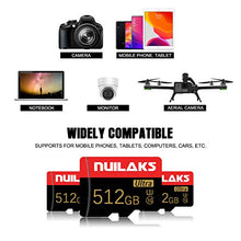 Load image into Gallery viewer, 512GB Micro SD Card Memory Card Class 10 High Speed Ultra Micro SDXC for Android Phones/PC/Computer/Camera