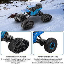 Load image into Gallery viewer, m zimoon RC Cars Remote Control Off-Road Car 2 in 1 , 2.4GHz 4WD Racing All Terrains Rock Climbing Electric Monster Trucks Crawler with 2 Rechargeable Batteries for Adults Boys Girls Kids Toy Blue