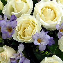 Load image into Gallery viewer, Clare Florist Breathtaking Amethyst Bouquet with FREE Next Day Delivery - Rose and Freesia Fresh Flowers Perfect for Birthdays, Anniversaries and Thank You Gifts