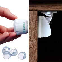 Load image into Gallery viewer, BABYGO® Magnetic Child Safety Locks Cupboard, Cabinet & Drawer Lock, (10 Premium Locks, 2 Keys & 8 Free Corner Protectors) 30 Second Easy Install, No Screws, Protect Kids & Baby Proof Your Home!