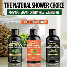 Load image into Gallery viewer, NatriGlo Anti Dandruff Tea Tree & Aloe Vera Shampoo - Sulfate & SLS Free for Itchy Scalp, Dry, Flaky Hair | Psoriasis & Eczema Care |Deep Cleansing Organic, Vegan, Cruelty Free | Women | Men |Teens