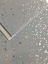 Load image into Gallery viewer, DBS Grey Sparkle PVC Bathroom Cladding Ceiling Panels Shower Wet Wall Kitchen (8 Panels)