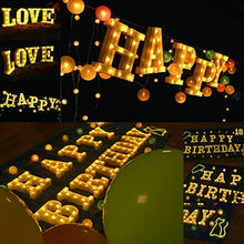 Load image into Gallery viewer, bemece LED Alphabet Letter Lights, Decorative Warm Plastic Light up Letters- E