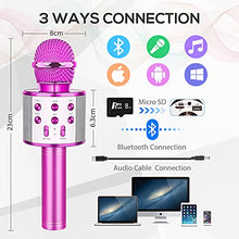 Load image into Gallery viewer, LETS gooarz Toys for 3-12 Year Old Girls, Bluetooth Kids Microphone Gifts for 4-10 Year Old Girls Toys Age 3-9 Birthday Gifts for 5-12 Year Old Girl Toys Gifts Age 4-12 Presents Toys for Autistic Kid