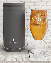 Load image into Gallery viewer, Dad Gifts - World's Finest Dad Beer Glass (1 Pint / 580ml) Dad Birthday Gifts for Dad Christmas Gifts for Dad Presents for Dad Fathers Day