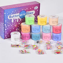 Load image into Gallery viewer, 12 pack Fluffy Slime Kit, Cake Animal Candy and Fruit Butter Slime, Super Stretchy and Non-Sticky, Slime Kit Stress Relief Toys for Girls and Boys.