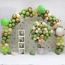 Load image into Gallery viewer, Party Balloons Arch Kit Green Birthday Decoration Party Balloons Garland Latex Confetti Gold ballon for Women Lady Birthday Wedding Decoration