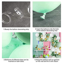 Load image into Gallery viewer, GRESAHOM Green Balloon Garland Arch Kit, Green White Gold & Green Chrome Balloon Arch, Party Decorations Supplies for Wedding Bridal Shower Birthday Party Baby Shower Decoration