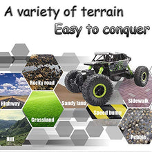 Load image into Gallery viewer, SZJJX RC Crawler Car Toy Gift for 6-12 Years Old Kids, 2.4Ghz 4WD Off-Road Remote Control Car Monster Truck Toy with 2 Batteries for Boys Girls-Green