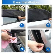Load image into Gallery viewer, Goosky Car Window Shades for Baby, Car Sun Shades For Kids UV Sun Protection for Adults Pets, Car Blinds Fits Most Vehicles (2Pack)