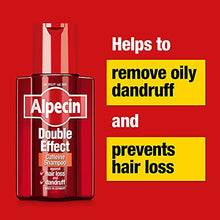 Load image into Gallery viewer, Alpecin Double Effect 1x 200ml | Anti Dandruff and Natural Hair Growth Shampoo | Energizer for Strong Hair | Hair Care for Men Made in Germany