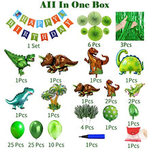 Load image into Gallery viewer, Gerlish Dinosaur Birthday Party Decorations Dinosaur Party Supplies Dinosaur Balloons for Kids Birthday Theme Party Favors