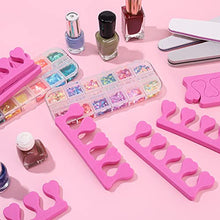 Load image into Gallery viewer, Dacitiery 20 Pcs Foam Toe Finger Separator Disposable Soft Sponge Nail Toe Separator Divider Spacer for Pedicure Manicure Nail Art Accessories Tools