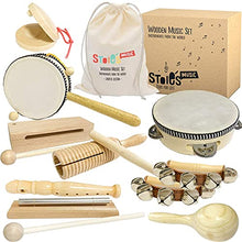 Load image into Gallery viewer, Stoie's Musical Instruments Set for Toddler and Preschool Kids Music Toy - Wooden Percussion Toys for Boys and Girls - Promotes Early Development and Educational Learning