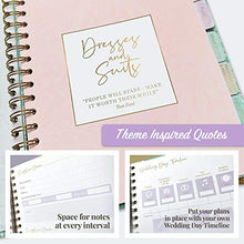 Load image into Gallery viewer, Luxury Wedding Planner Book Organiser Journal | Perefect Engagement Gift Presented in a Gift Box | Interactive Smartphone App Included | Checklist | Pullout Pages | Storage Plus Much More