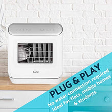 Load image into Gallery viewer, Baridi Mini Portable Tabletop 6L Dishwasher with 3 Place Settings, 7 Wash Functions - DH72